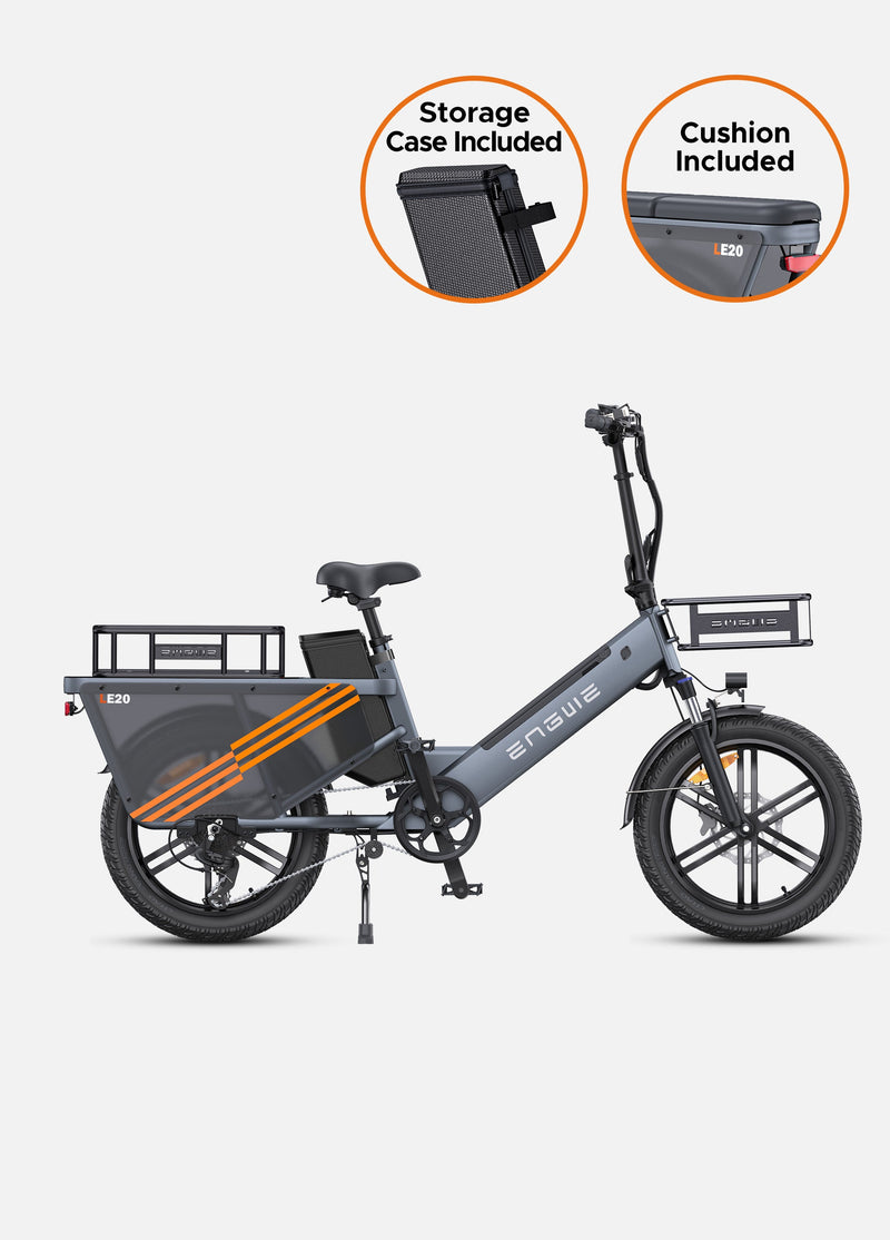 Load image into Gallery viewer, Engwe LE20 Electric Cargo Bike
