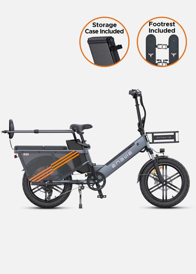 Load image into Gallery viewer, Engwe LE20 Electric Cargo Bike
