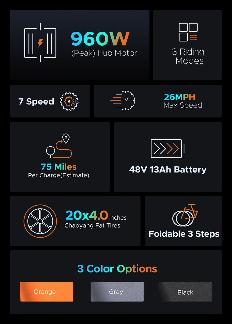 Load image into Gallery viewer, Engwe EP-2 Pro 750W Folding Electric Mountain Bike
