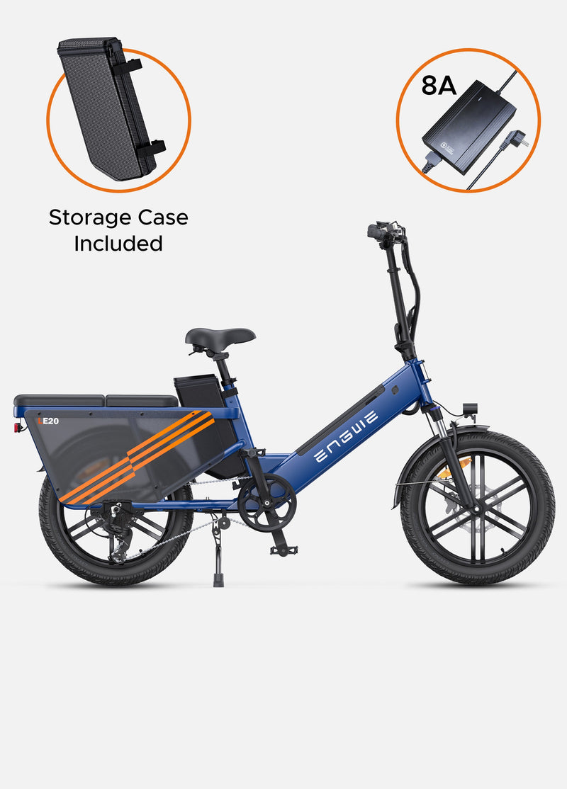 Load image into Gallery viewer, Engwe LE20 Electric Cargo Bike

