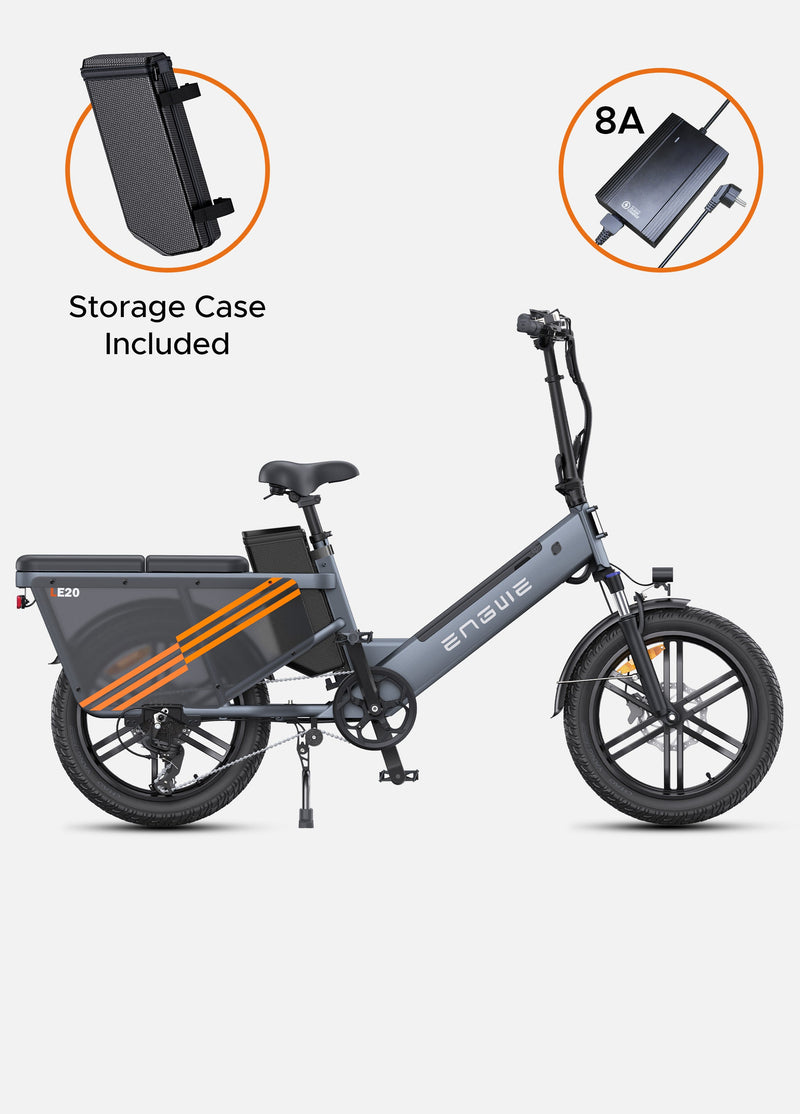 Load image into Gallery viewer, Engwe LE20 Electric Cargo Bike
