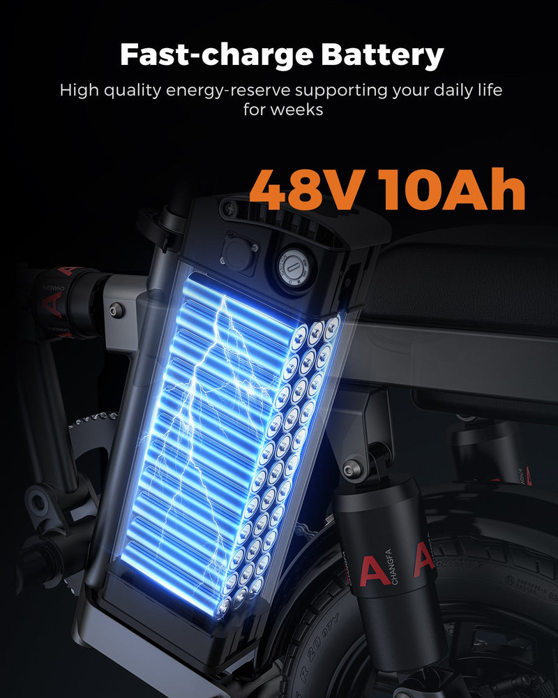Load image into Gallery viewer, Engwe T14 350W Mini Electric Bike – Compact, Foldable, and Powerful
