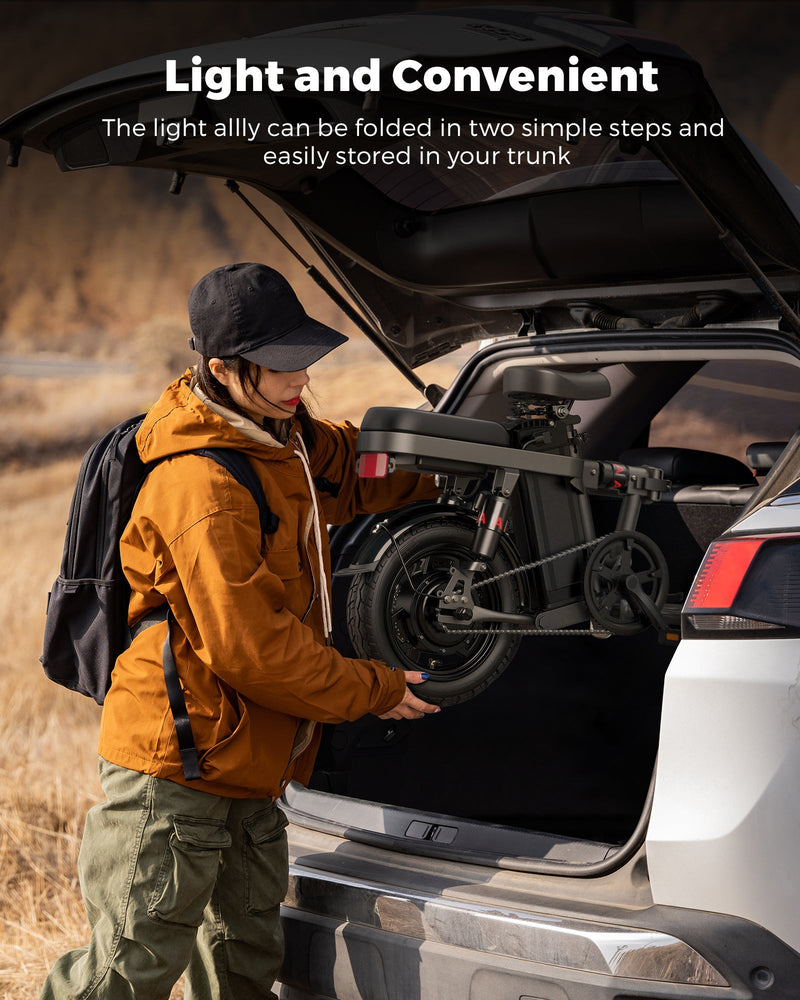Load image into Gallery viewer, Engwe T14 350W Mini Electric Bike – Compact, Foldable, and Powerful
