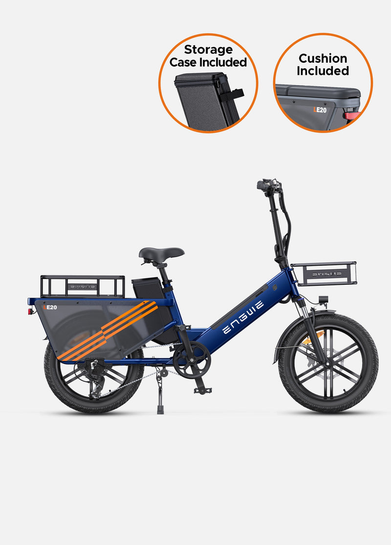 Load image into Gallery viewer, Engwe LE20 Electric Cargo Bike
