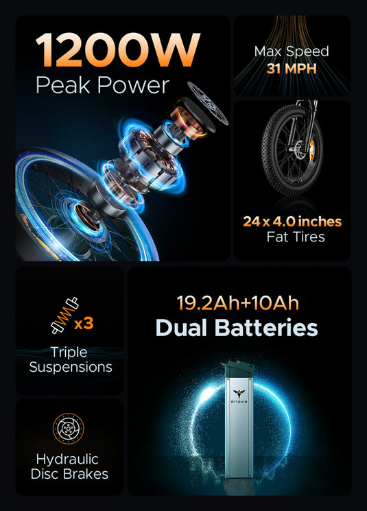 Engwe X-Series Electric Bikes – X26, X24, X20