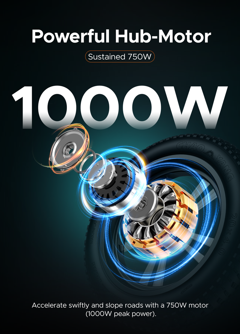 Load image into Gallery viewer, Engwe M20 Electric Bike – 1000W Full-Suspension Fat Tire E-Bike
