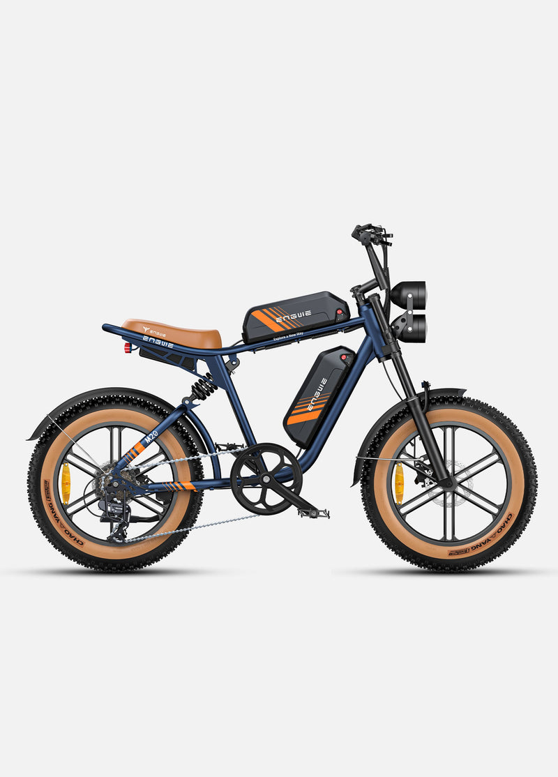 Load image into Gallery viewer, Engwe M20 2.0 Electric Bike – Full Suspension, Dual Battery, 1200W Peak Power
