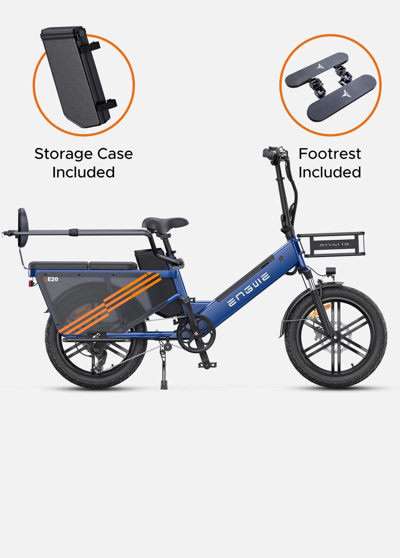 Load image into Gallery viewer, Engwe LE20 Electric Cargo Bike
