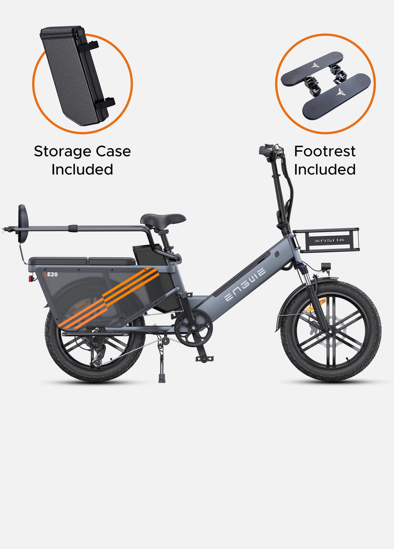 Load image into Gallery viewer, Engwe LE20 Electric Cargo Bike
