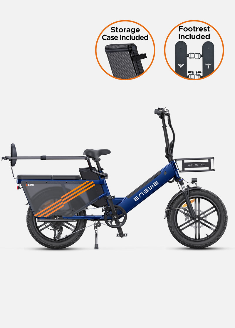 Load image into Gallery viewer, Engwe LE20 Electric Cargo Bike
