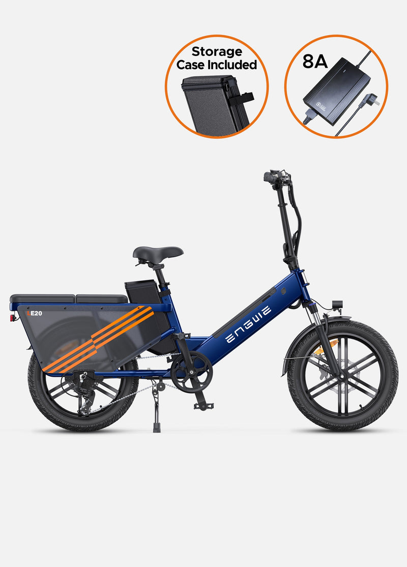 Load image into Gallery viewer, Engwe LE20 Electric Cargo Bike
