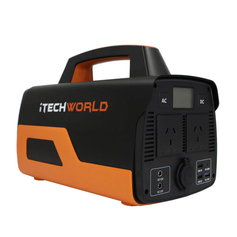 Load image into Gallery viewer, ITechWorld ITech500 Portable Lithium Power Station 500WH 50AH
