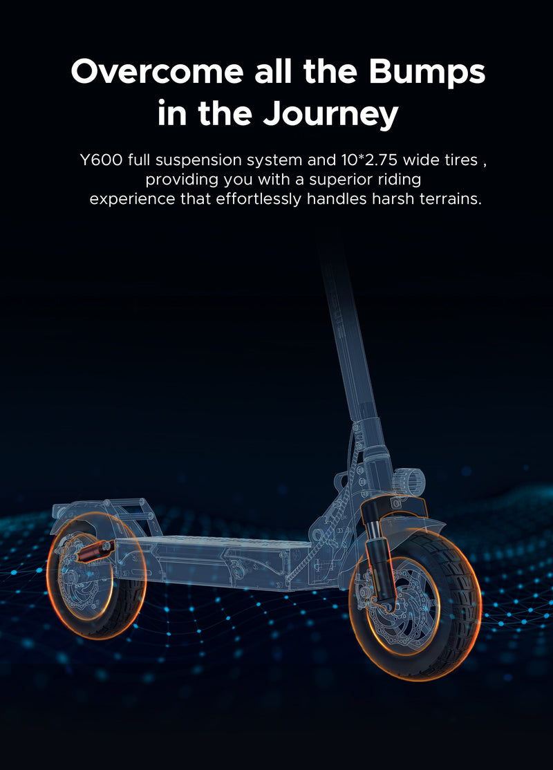 Load image into Gallery viewer, Engwe Y600 Electric Scooter – 830W Peak Power, 70 km Range, Seated &amp; Foldable
