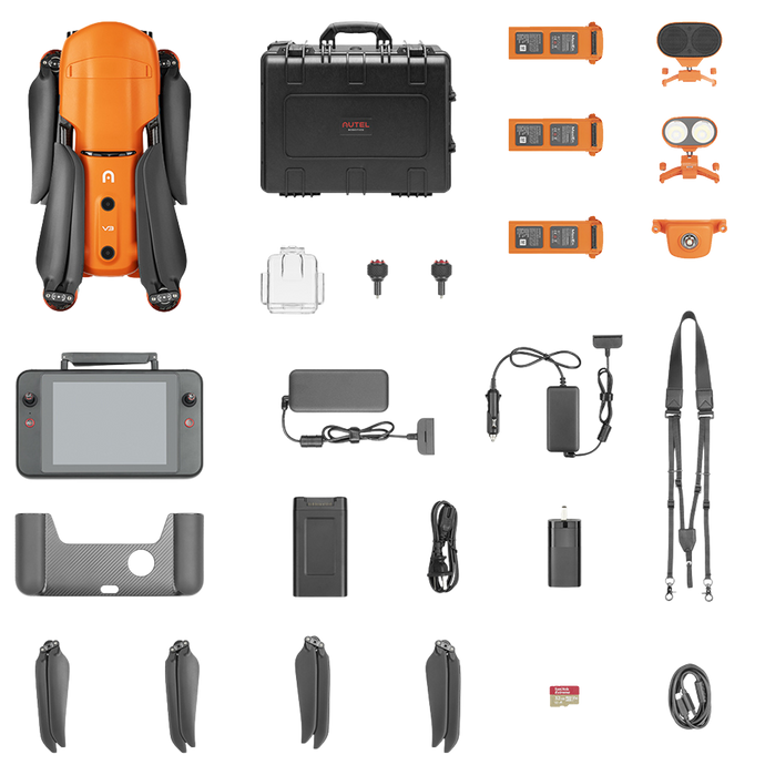 Autel Robotics EVO II Dual 640T Enterprise Bundle V3 – Advanced Thermal Imaging Drone