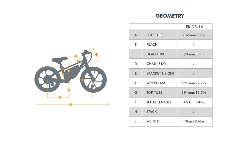 Load image into Gallery viewer, EUNORAU EKIDS-16 Electric Bike
