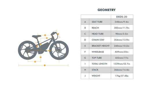EUNORAU EKIDS-20 Electric Bike