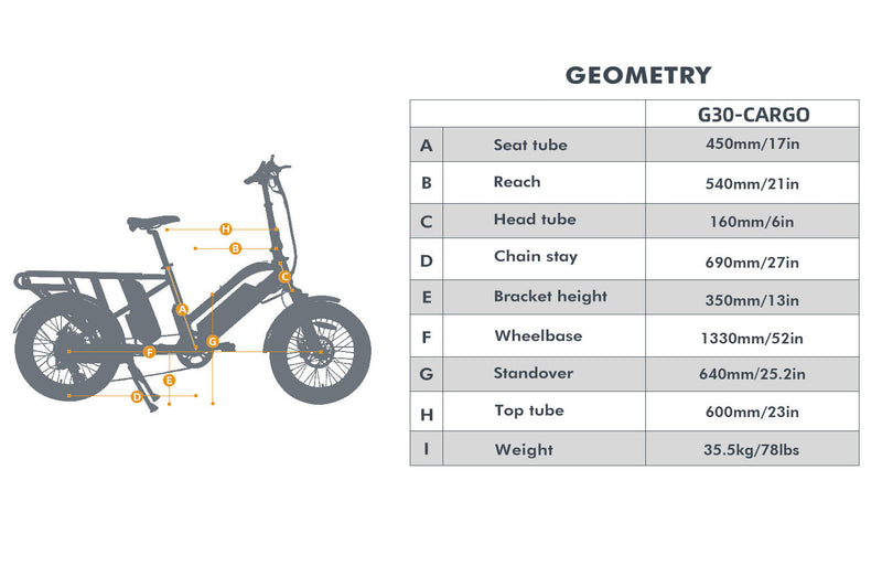 Load image into Gallery viewer, EUNORAU G30-CARGO 48V 500W Electric Cargo Bike
