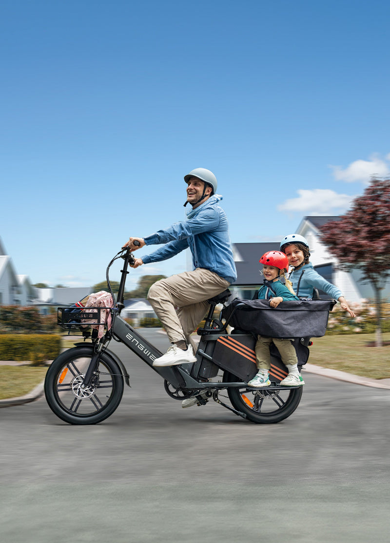 Load image into Gallery viewer, Engwe LE20 Electric Cargo Bike
