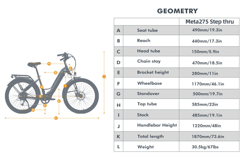 Load image into Gallery viewer, EUNORAU META275 – Versatile Electric Cruiser
