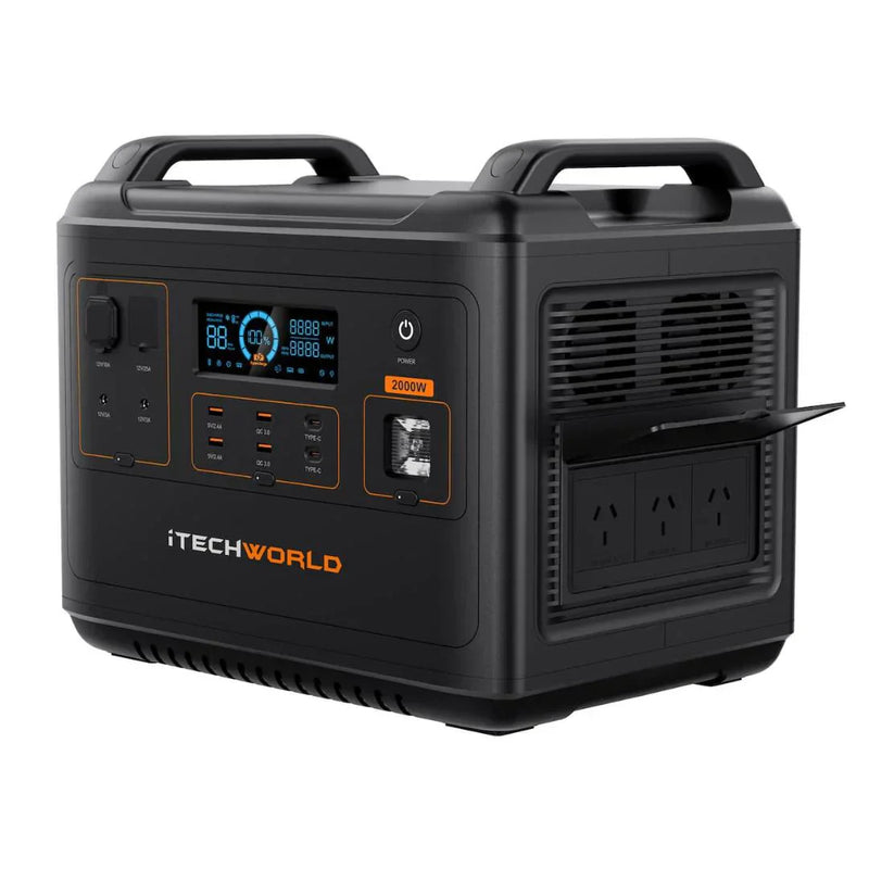 Load image into Gallery viewer, ITechWorld PS2000 Portable Lithium Power Statiton 2000WH 160AH
