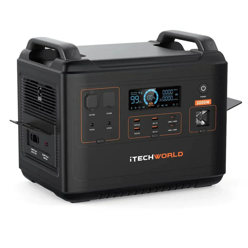 Load image into Gallery viewer, ITechWorld PS2000 Portable Lithium Power Statiton 2000WH 160AH
