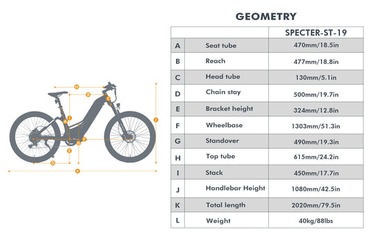EUNORAU SPECTER-ST 2.0 – Full-Suspension Step-Thru Electric Mountain Bike