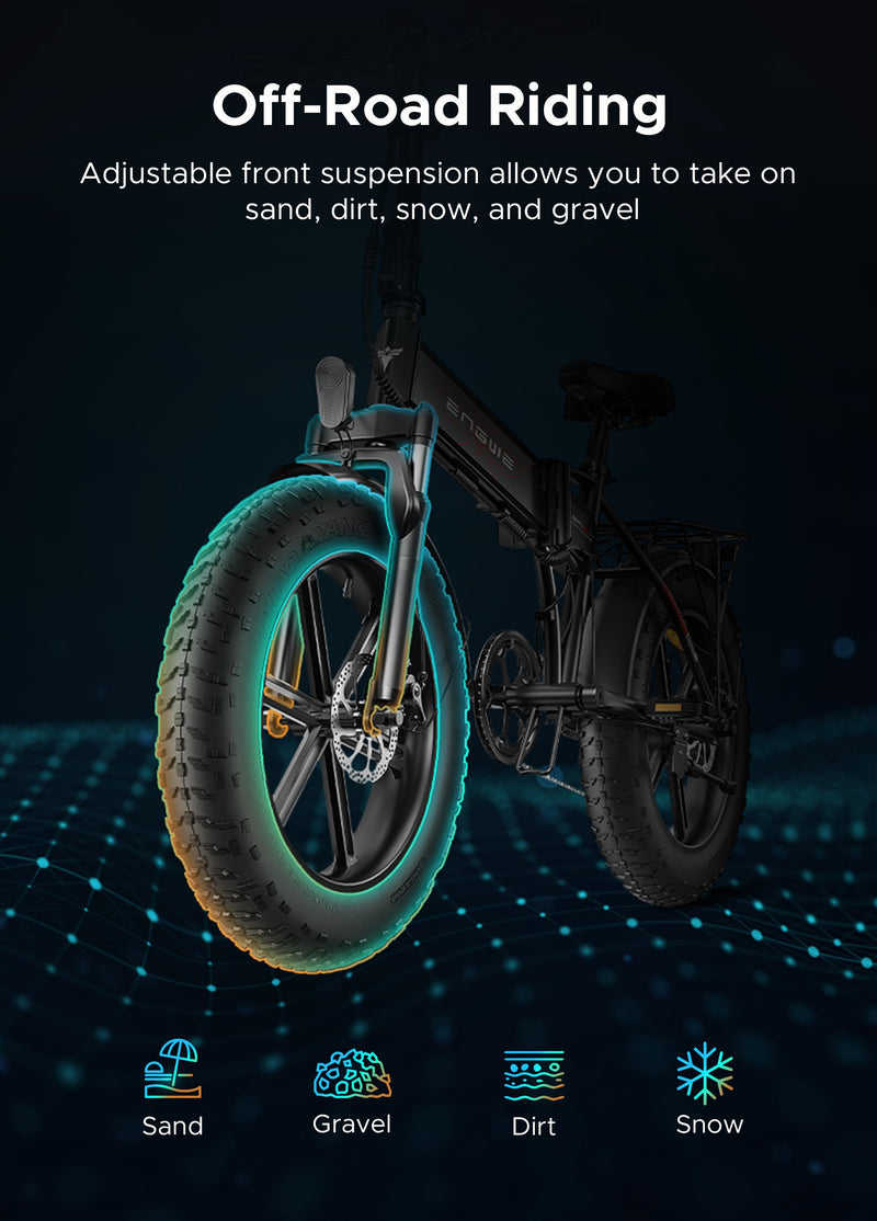 Load image into Gallery viewer, Engwe EP-2 Pro 750W Folding Electric Mountain Bike
