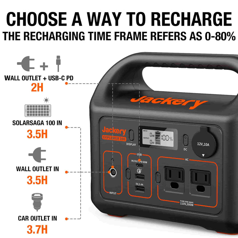 Load image into Gallery viewer, Jackery Explorer 300 Portable Power Station
