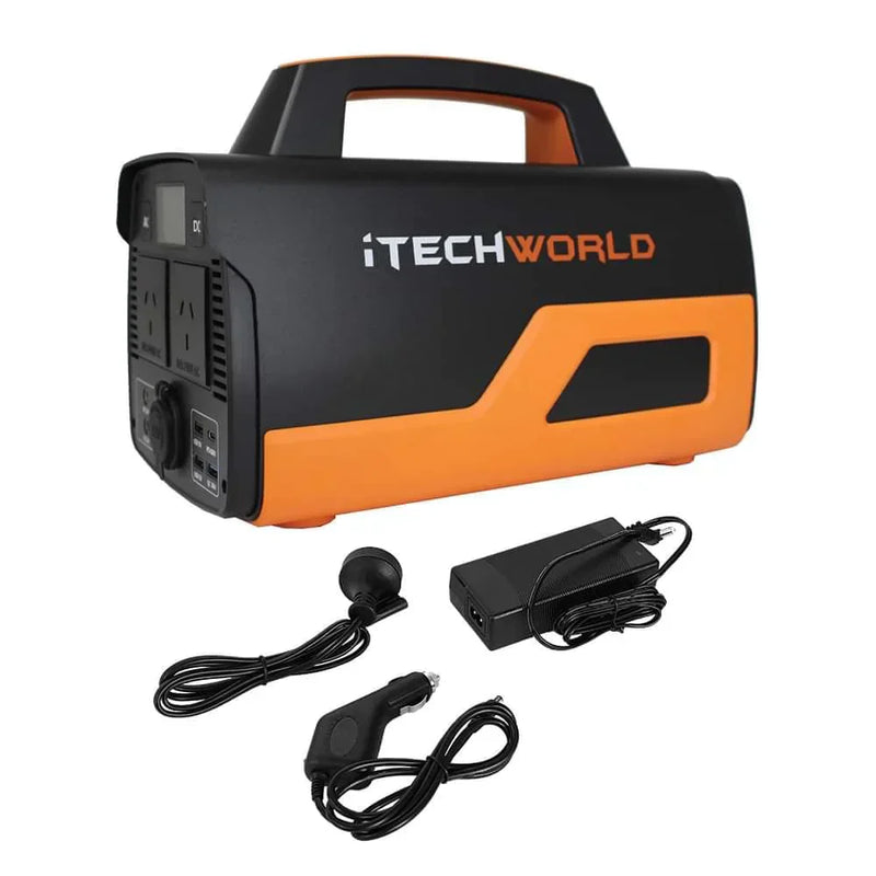Load image into Gallery viewer, ITechWorld ITech500 Portable Lithium Power Station 500WH 50AH
